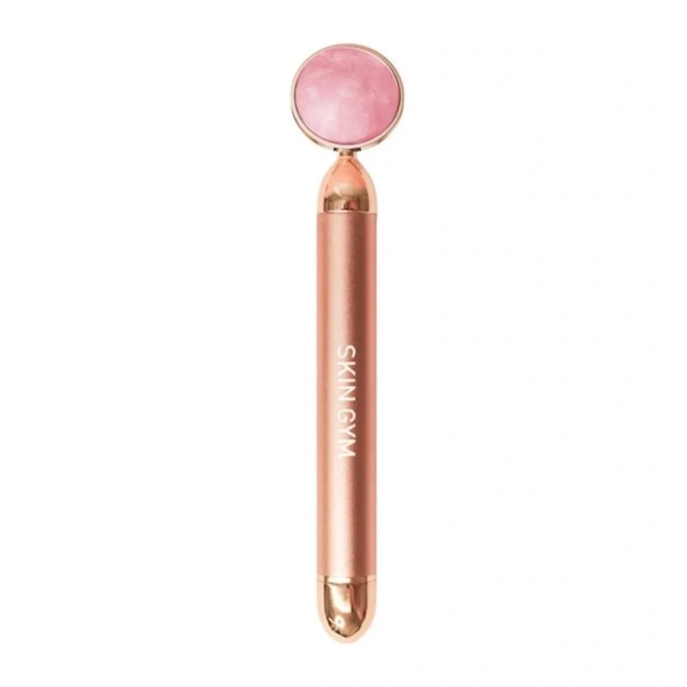 Skin‎ Gym Rose Quartz Revati Vibrating Beauty Tool - Pink